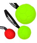 Dingo Gear Lederball mit Schlaufe gefüllt mit Silikon