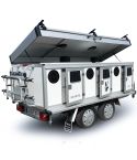 Hundeanhänger Thermo 6 Traveler TANDEM